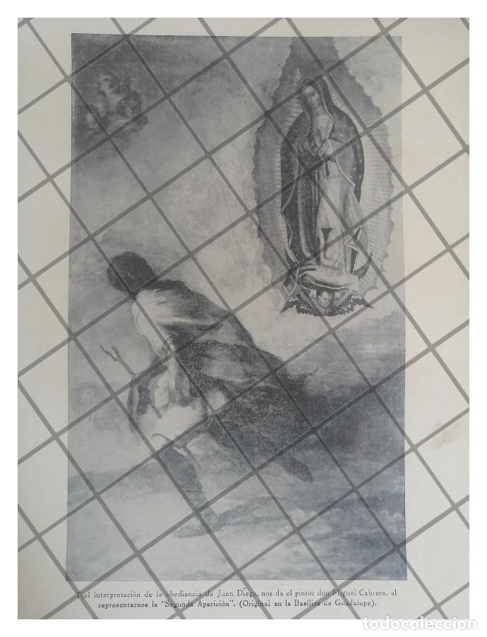 Sammeln von Plakaten: LITOGRAFIA ANTIGUA SEGUNDA APARICION A JUAN DIEGO 1938