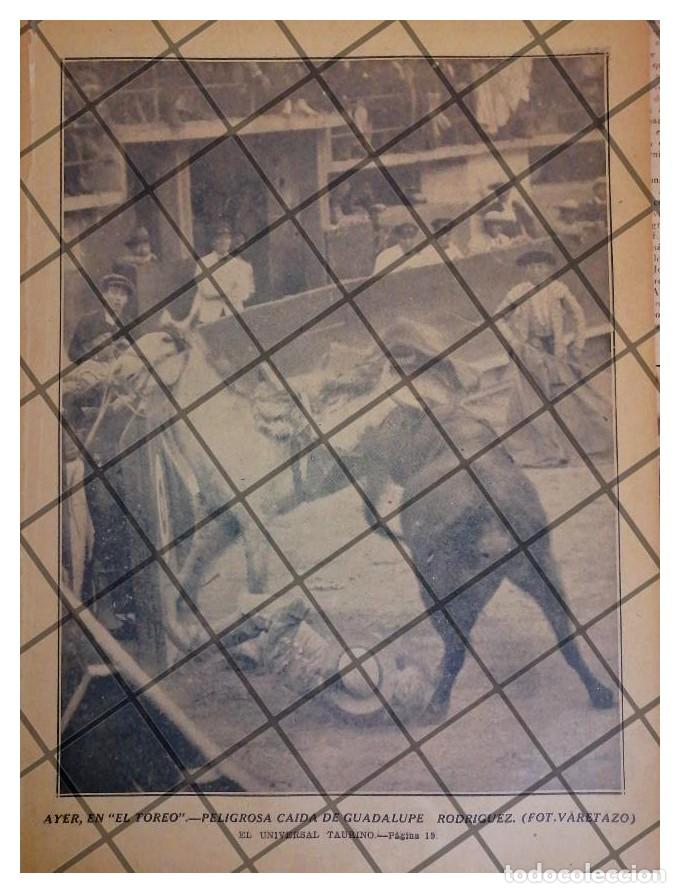 Sammeln von Plakaten: GRABADO ANTIGUO EL TORERO GUADALUPE RODRIGUEZ 1922