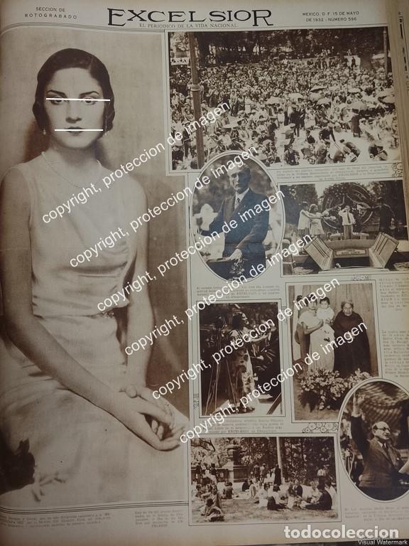 Sammeln von Plakaten: AFICHE ANTIGUO. AMPARO OBREGON CORRAL. EMMA PI&Ntilde;EYRO Y MAS 1932