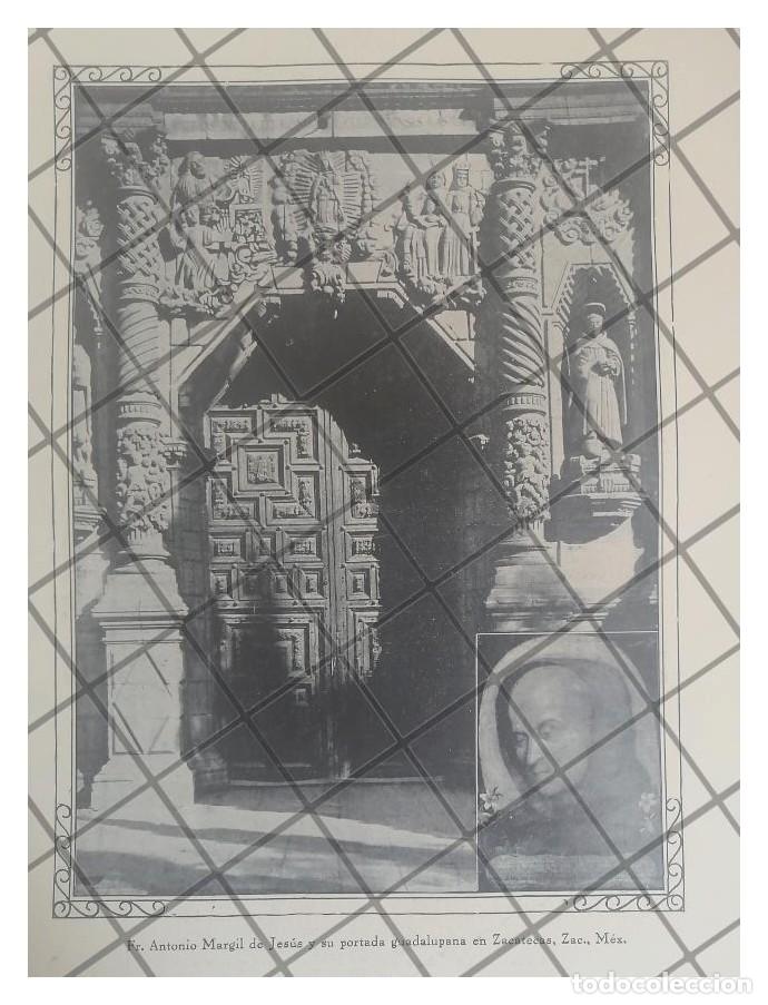 Collectionnisme d'affiches: GRABADO ANTIGUO PUERTA DE CATEDRAL DE ZACATECAS 1938