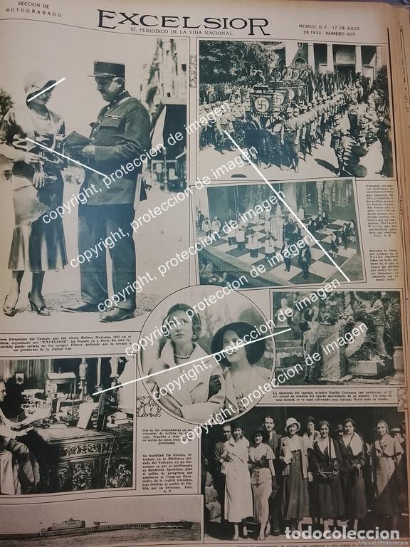 Collectionnisme d'affiches: AFICHE ANTIGUO. MISS MEXICO. BEATRIZ DOLORES FERNANDEZ DEL CAMPO EN PARIS 1932