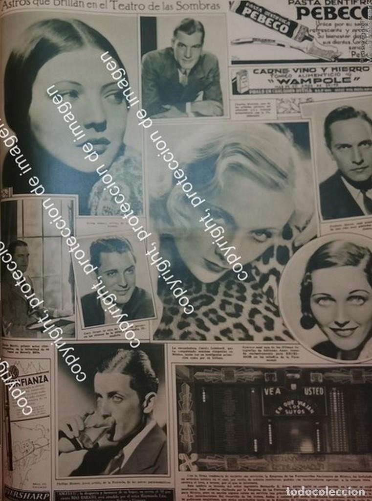Collectionnisme d'affiches: AFICHE ANTIGUO. ARTISTAS DE CINE DE 1932 ETC