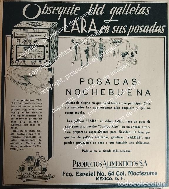 Collectionnisme d'affiches: AFICHE ANTIGUO. PASA. PRODUCTOS ALIMENTICIOS S.A 1932 /RARO