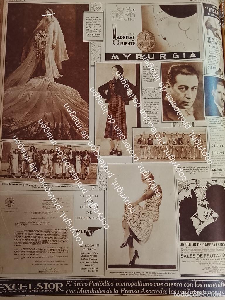 Coleccionismo de carteles: AFICHE ANTIGUO. BODA ARRECHEDERA SIERRA 1932 ( Ma Dolores Sierra) ASM Y OTROS