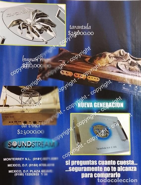 Coleccionismo de carteles: Cartel publicitario vintage. AMPLIFICADORES SOUNDSTREAM DAVINCI, TARANTULA, HUMAN REIGN 2007