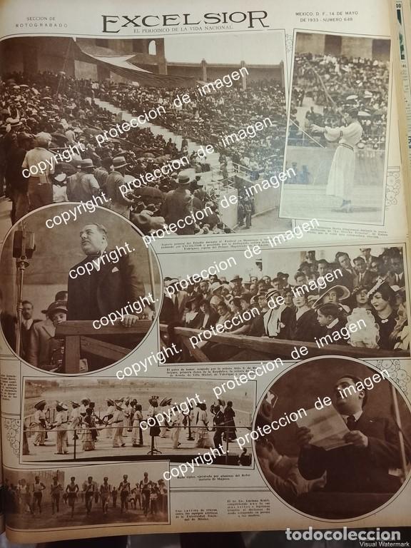 Coleccionismo de carteles: PORTADA ANTIGUA. DIA DE LAS MADRES, ESTADIO NACIONAL DE MEXICO. 1932