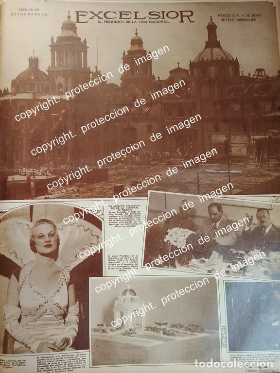 Coleccionismo de carteles: PORTADA ANTIGUA. CATEDRAL DE MEXICO, PRESIDENTE Y MAS 1932 / IGLESIAS
