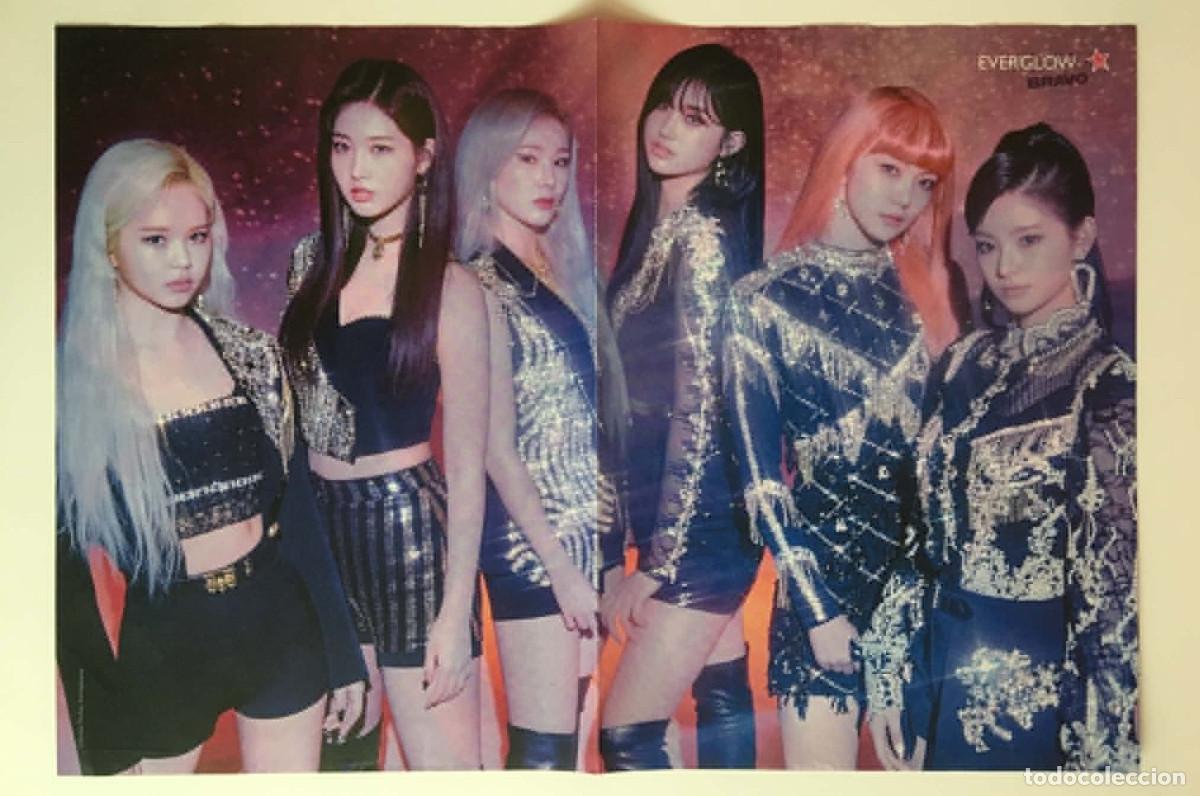 Coleccionismo de carteles: EVERGLOW / Gossip Girl Reboot Double-Sided Poster A3 - Bravo Magazine Bulgaria Music K-Pop TV Series