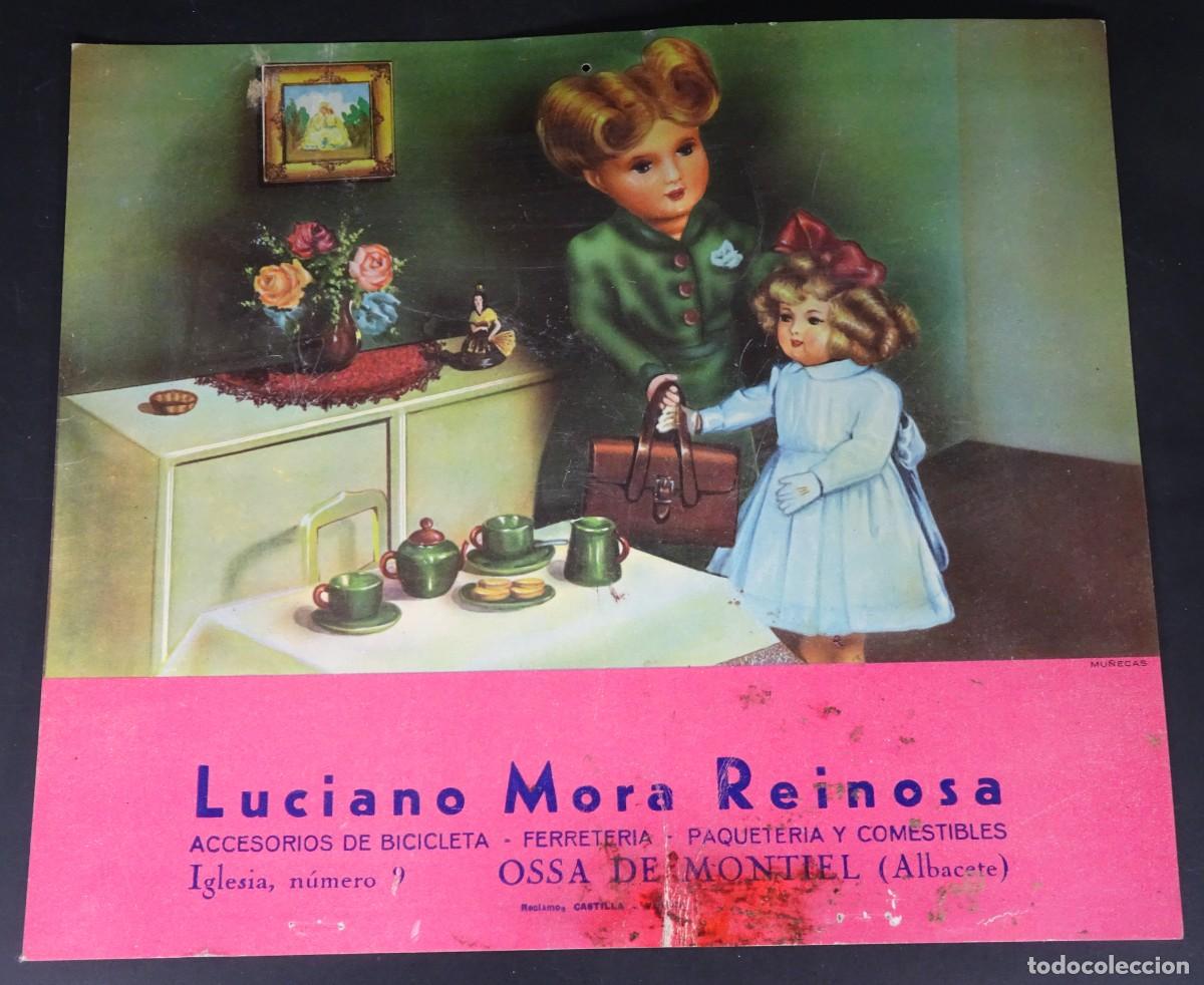 Collezionismo di affissi: ANTIGUO CARTEL PUBLICIDAD TIENDA OSSA DE MONTIEL, ALBACETE, VER FOTOS