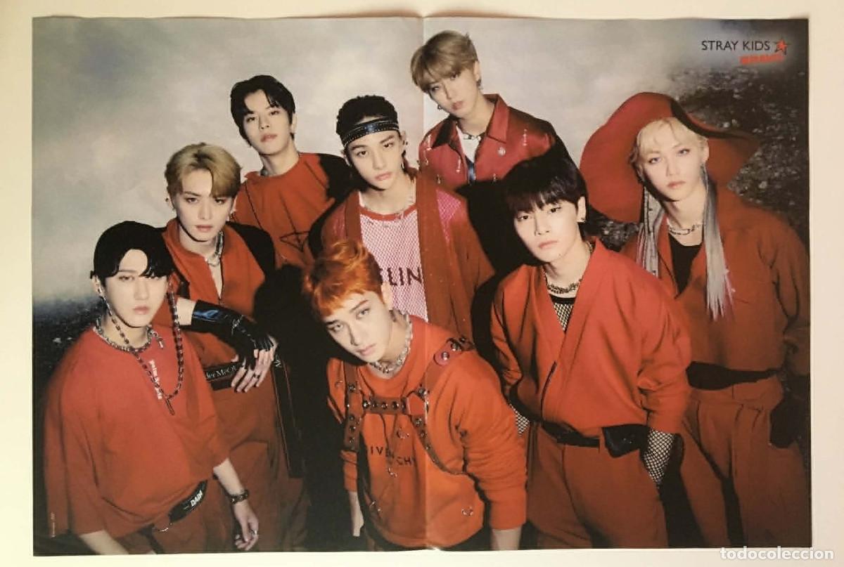 Coleccionismo de carteles: Stray Kids / ONEUS Original Double-Sided Poster A3 - Bravo Magazine Bulgaria Music K-Pop