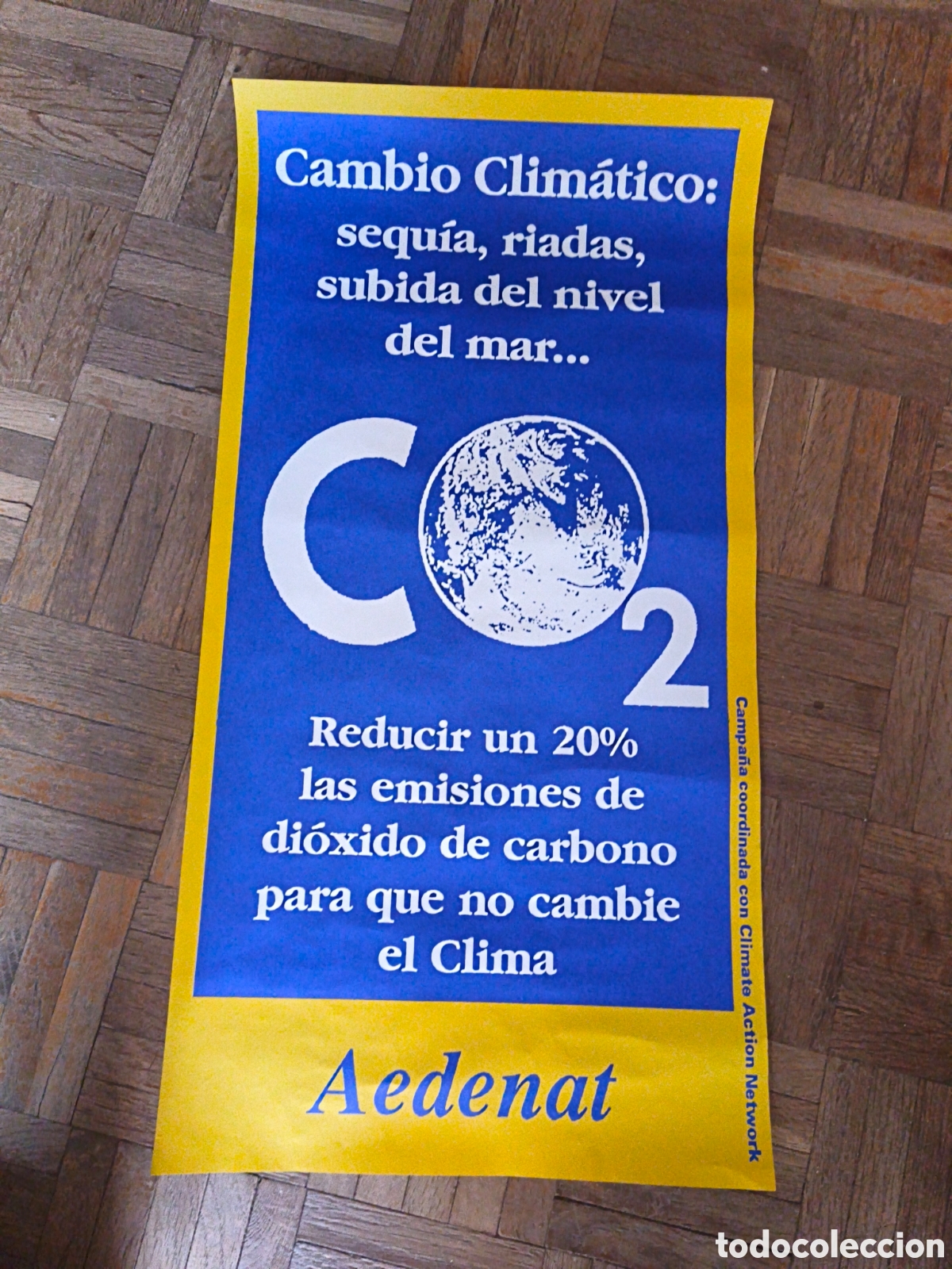 Coleccionismo de carteles: Poster Cambio Clim&aacute;tico Aedenat - Foto 1