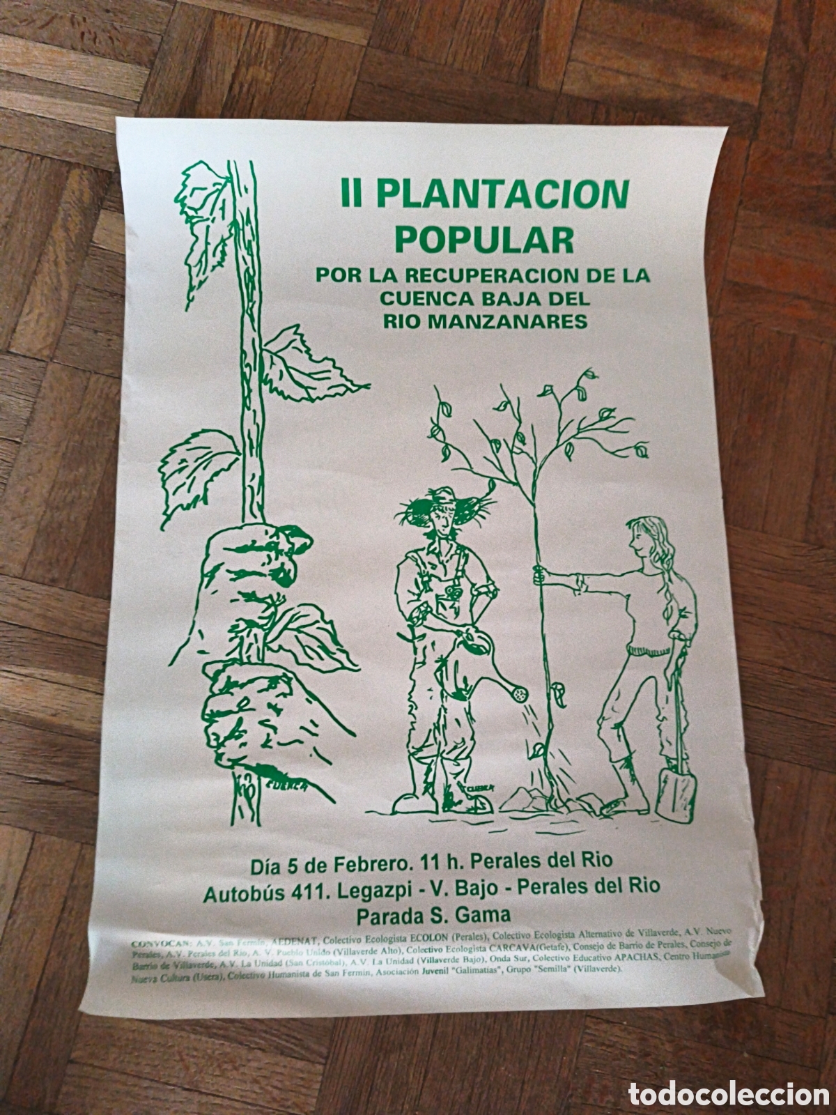 Coleccionismo de carteles: Poster II plantaci&oacute;n popular