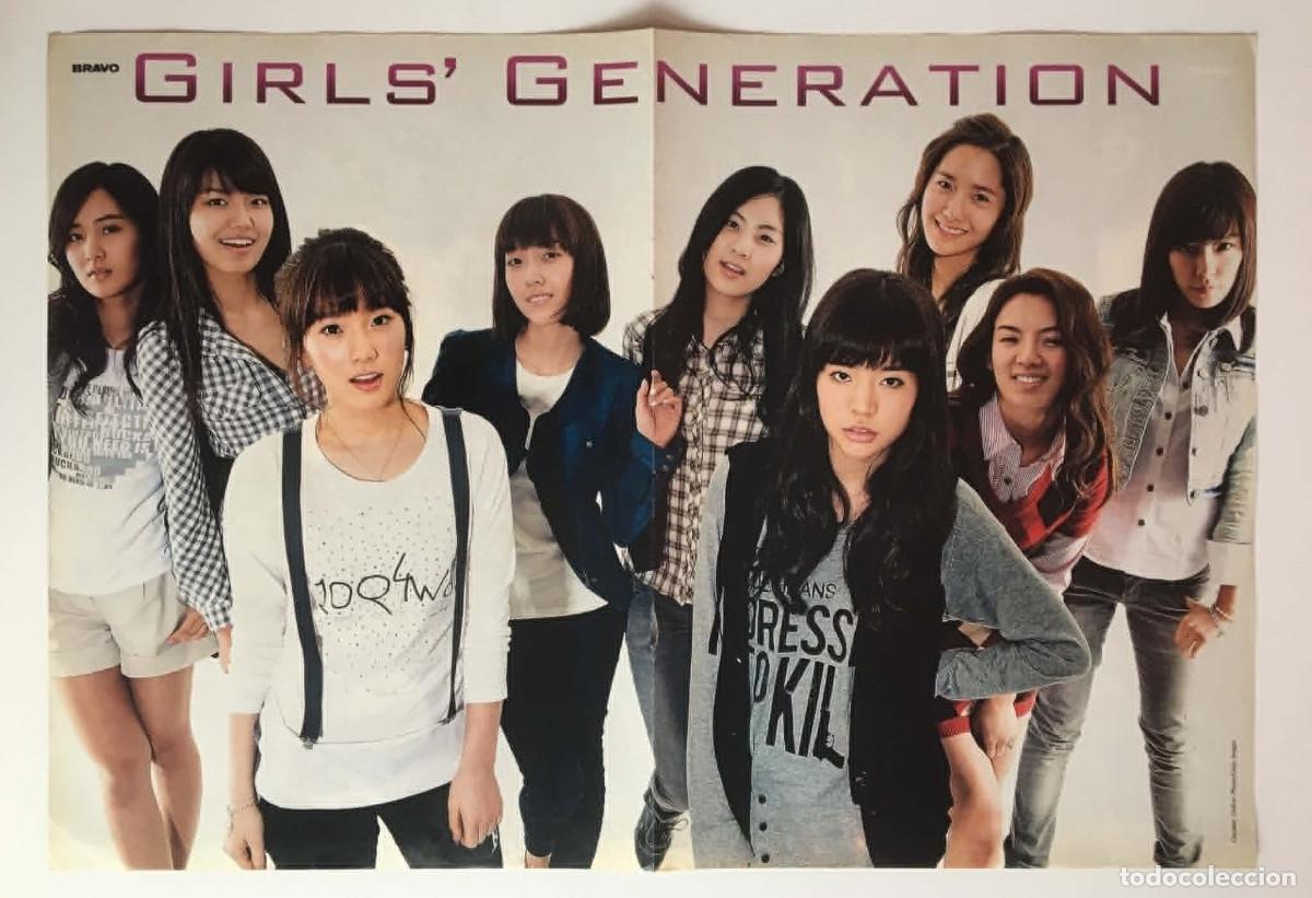 Coleccionismo de carteles: Girls' Generation SNSD / MBLAQ Double-Sided Poster A3 - Bravo Magazine Bulgaria Music K-Pop