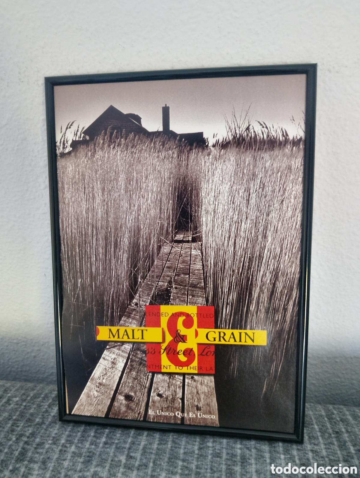 Coleccionismo de carteles: JB anuncio original vintage con marco incluido a&ntilde;os 90