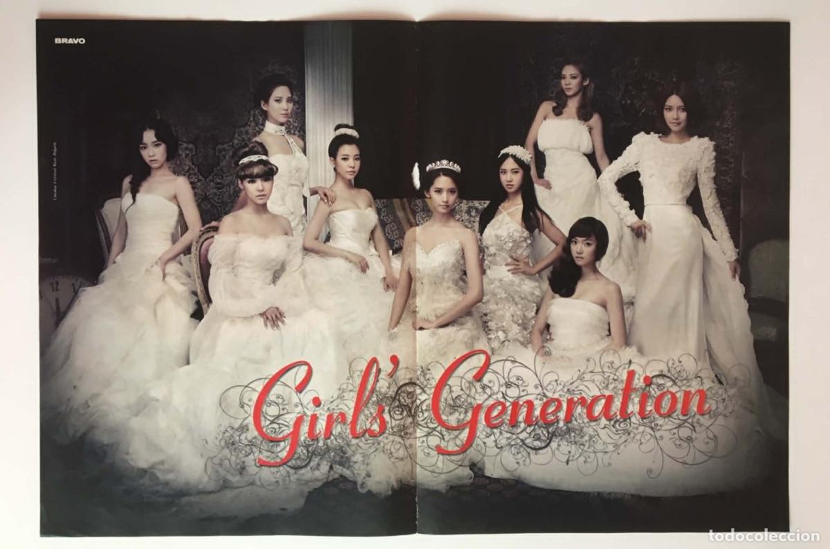 Coleccionismo de carteles: Girls' Generation SNSD / Josh Hutcherson Double-Sided Poster A3- Bravo Magazine Bulgaria Music K-Pop