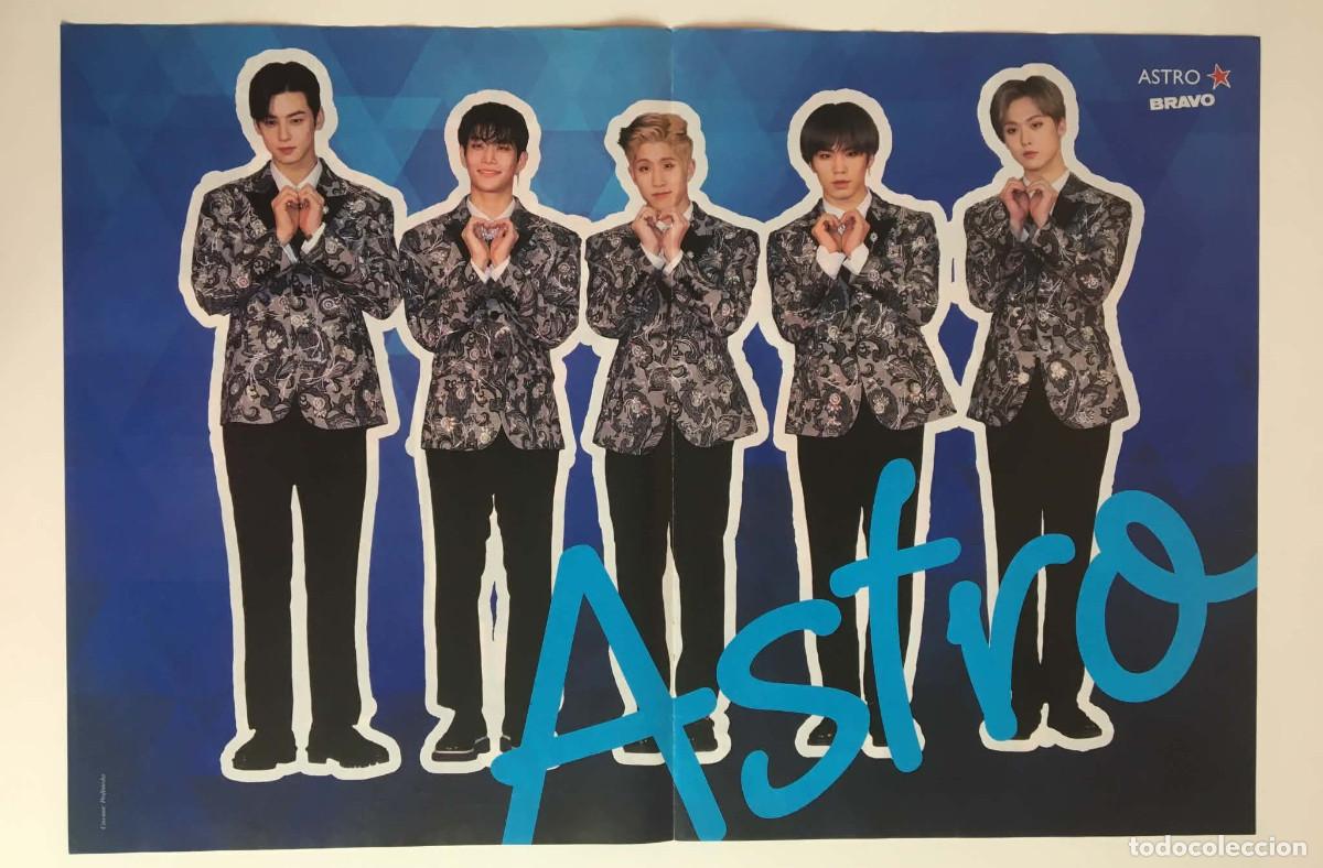 Coleccionismo de carteles: ASTRO / Chilling Adventures of Sabrina Double-Sided Poster A3 - Bravo Magazine Bulgaria Music K-Pop