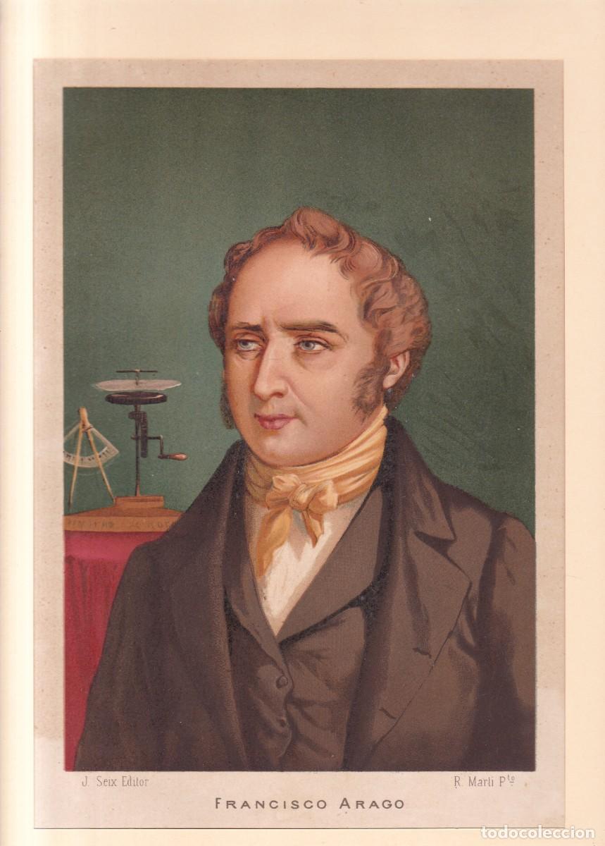 Coleccionismo de carteles: LITOGRAFIA ORIGINAL - FRANCISCO ARAGO - J. SEIX EDITOR 1845 - R. MART&Iacute; Pto.