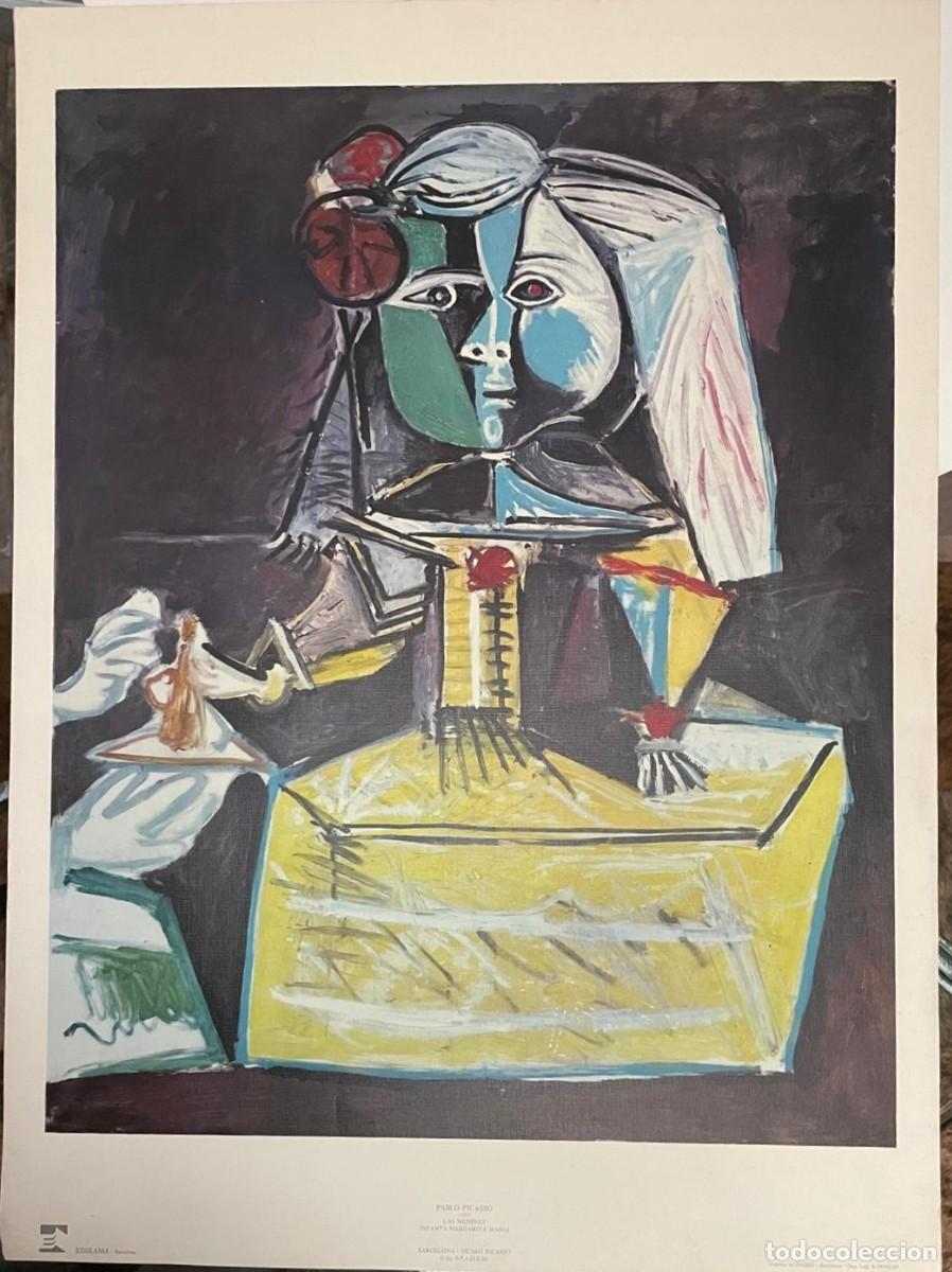 Collectionnisme d'affiches: Cartel de &rdquo;La infanta Margarita Mar&iacute;a&rdquo;, original de Pablo Picasso, Museo Picasso, Barcelona