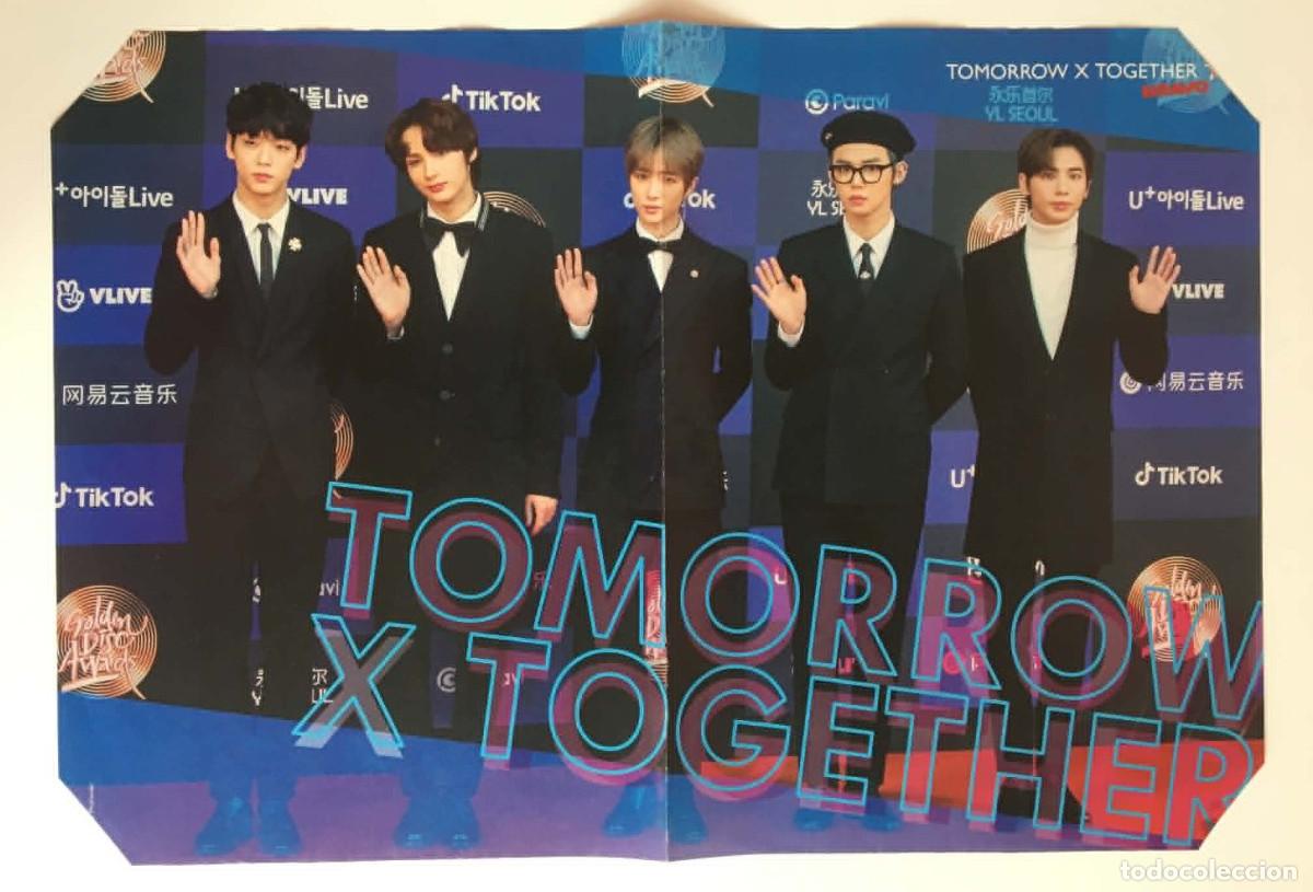 Coleccionismo de carteles: Tomorrow x Together TXT / Rita Ora - Double-Sided A3 Poster - Bravo Magazine Bulgaria Music K-Pop