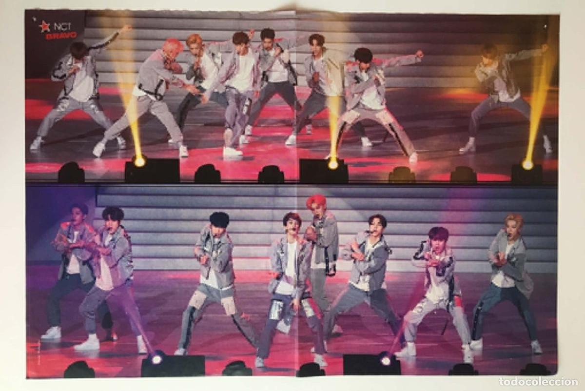 Coleccionismo de carteles: NCT / Bebe Rexha Original Double-Sided A3 Poster - Bravo Magazine Bulgaria Music K-Pop