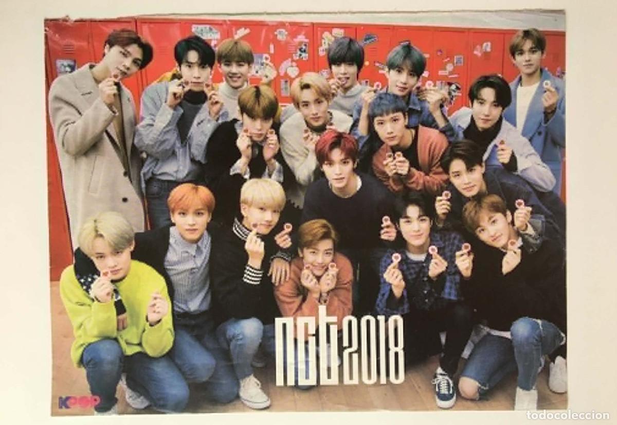 Coleccionismo de carteles: NCT 2018 Rare A4 K-Pop Poster - Turkish PopMix Magazine Music