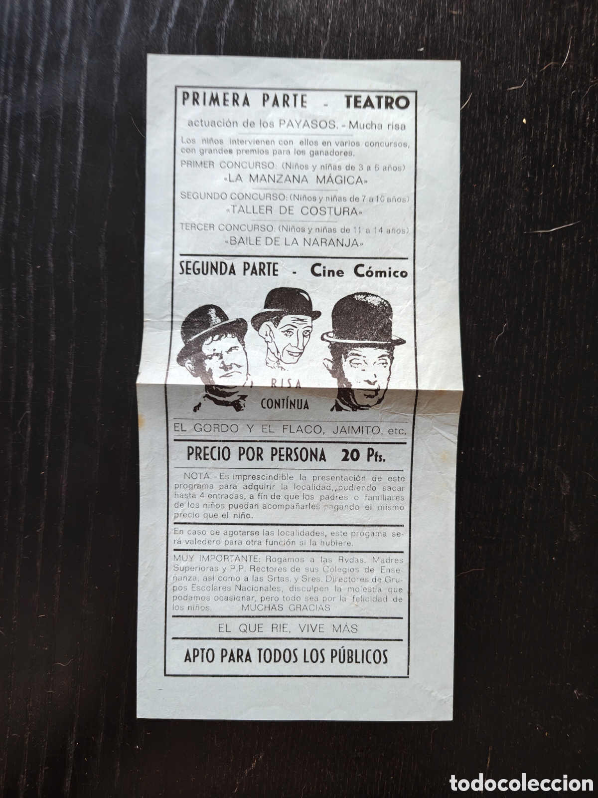 Coleccionismo de carteles: Programa original de espect&aacute;culo infantil ,1971 - Foto 2