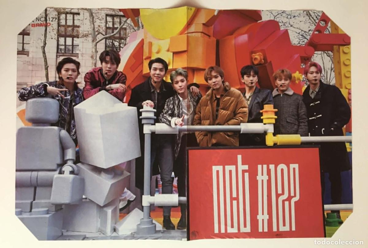Coleccionismo de carteles: NCT 127 / Justin Bieber Original Double-Sided A3 Poster - Bravo Magazine Bulgaria Music K-Pop