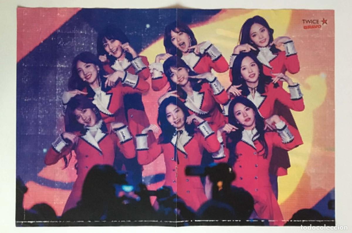 Coleccionismo de carteles: TWICE / Plamen & Ivo Original Double-Sided Poster A3 - Bravo Magazine Bulgaria Music K-Pop