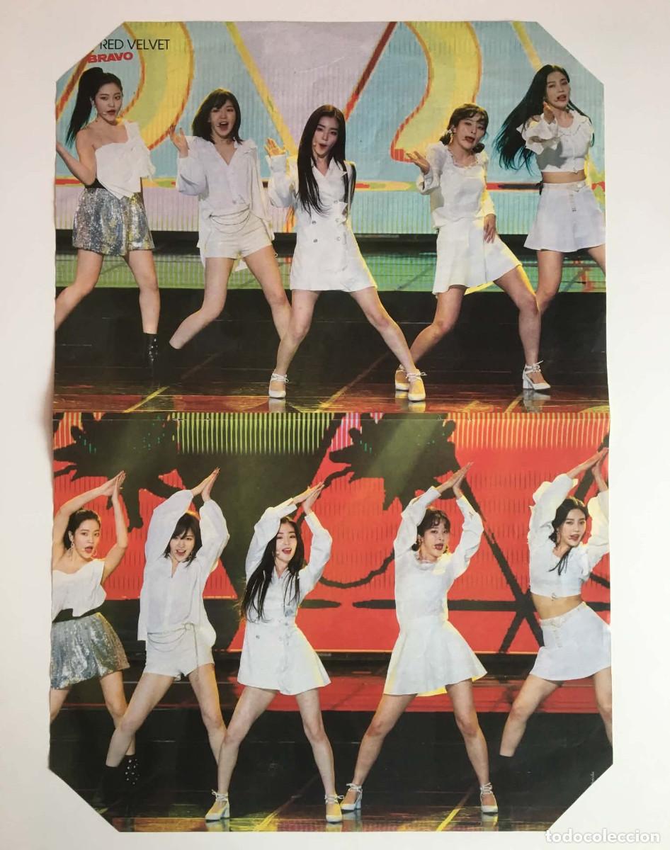 Coleccionismo de carteles: Red Velvet / Cardi B Original Double-Sided Poster A3 - Bravo Magazine Bulgaria Music K-Pop