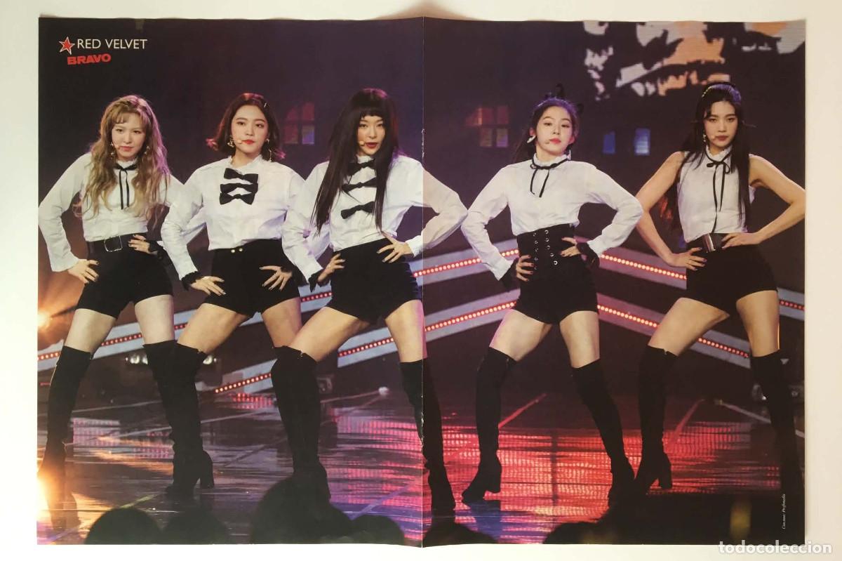 Coleccionismo de carteles: Red Velvet / 4Magic Original Double-Sided Poster A3 - Bravo Magazine Bulgaria Music K-Pop