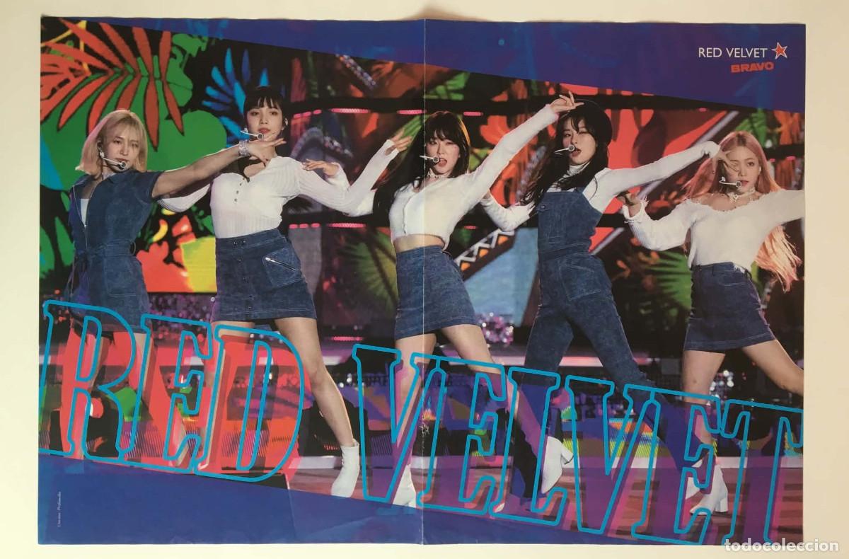 Coleccionismo de carteles: Red Velvet / Maluma Original Double-Sided Poster A3 - Bravo Magazine Bulgaria Music K-Pop