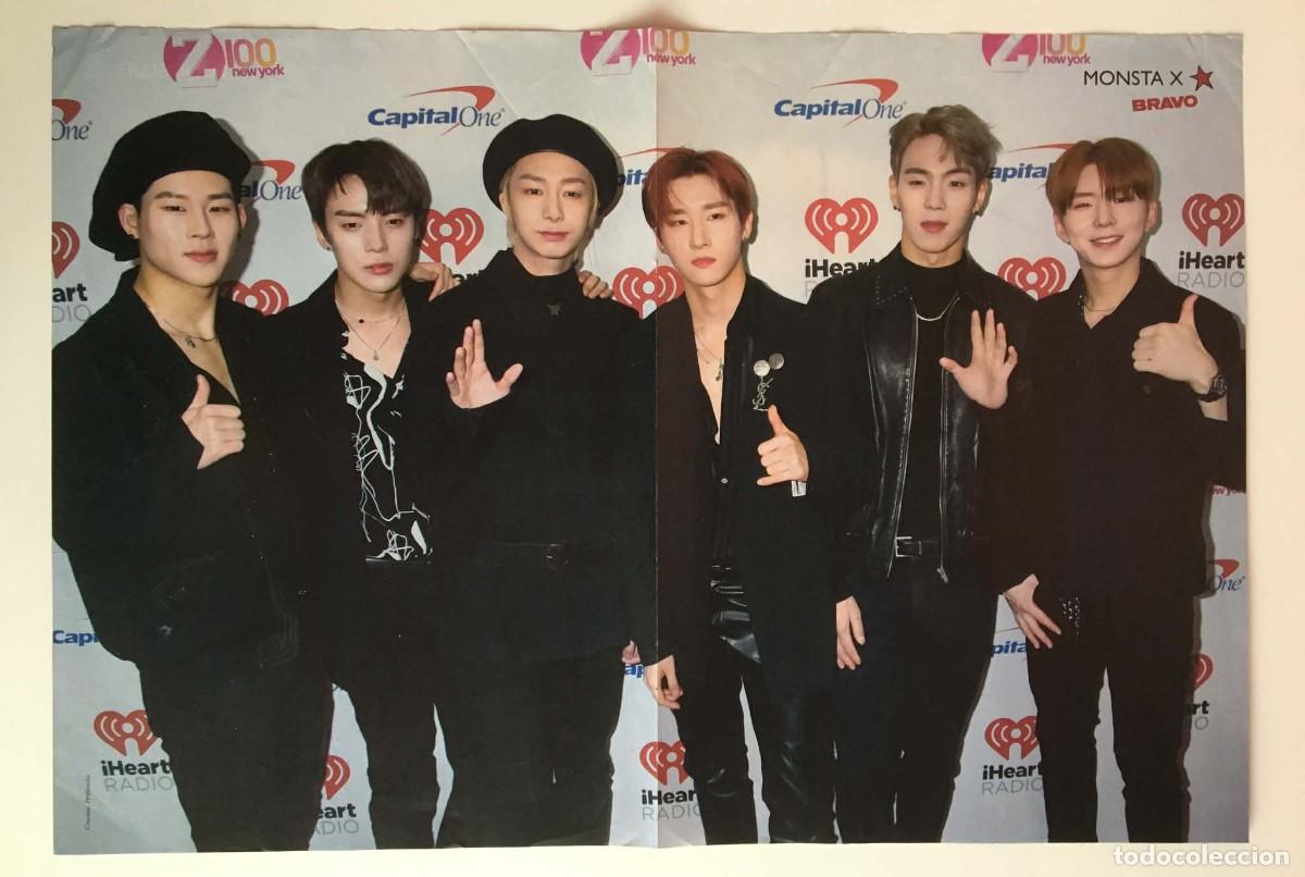 Coleccionismo de carteles: Monsta X / Yungblud Double-Sided Poster A3 - Bravo Magazine Bulgaria Music K-Pop Rock