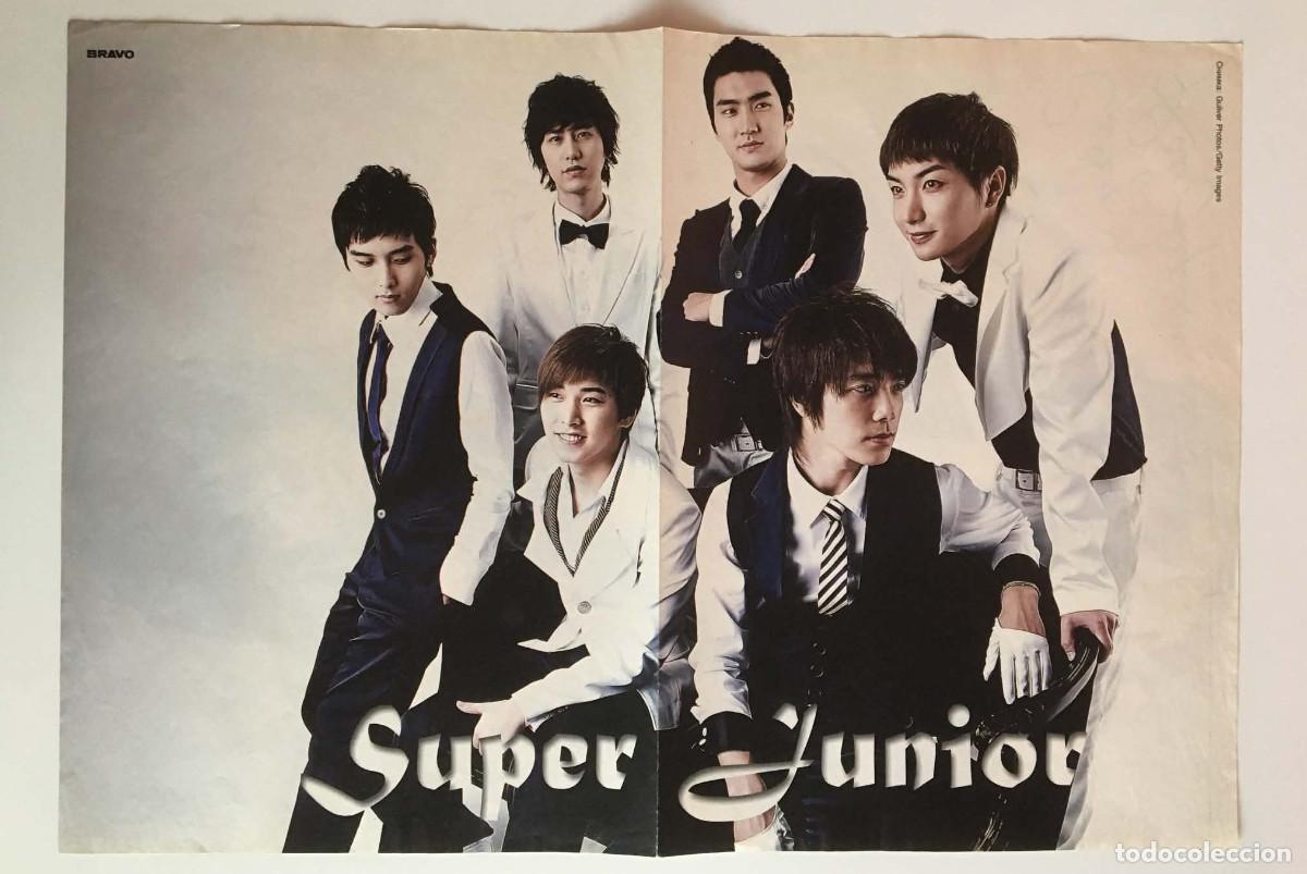 Coleccionismo de carteles: Super Junior / Carly Rae Jepsen Double-Sided Poster A3 - Bravo Magazine Bulgaria Music K-Pop