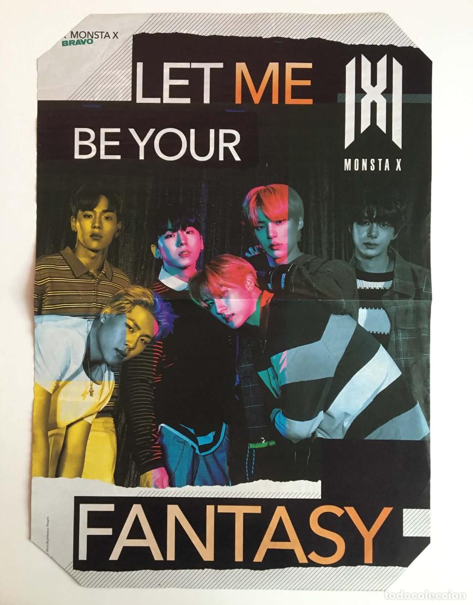 Coleccionismo de carteles: Monsta X / Cursed Katherine Langford Double-Sided Poster A3 - Bravo Bulgaria Music K-Pop TV Series