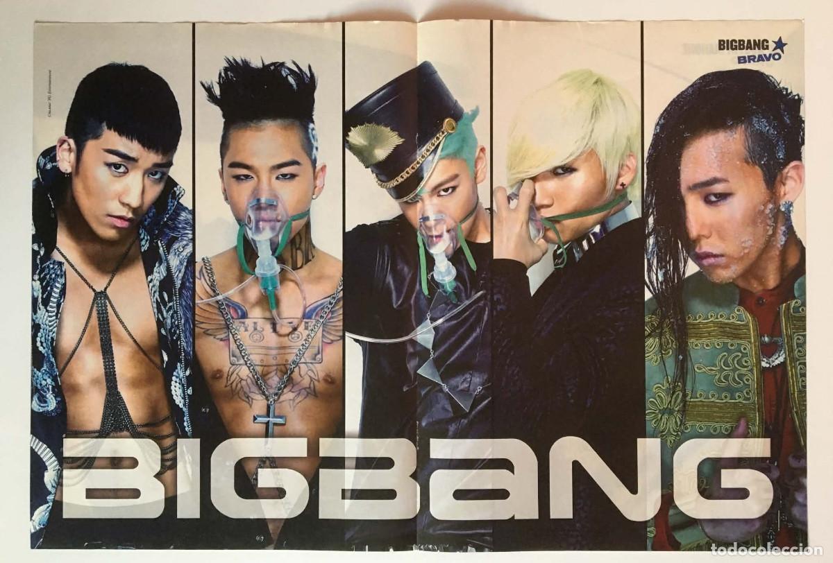 Coleccionismo de carteles: BIGBANG / Austin Mahone Original Double-Sided Poster A3 - Bravo Magazine Bulgaria Music K-Pop