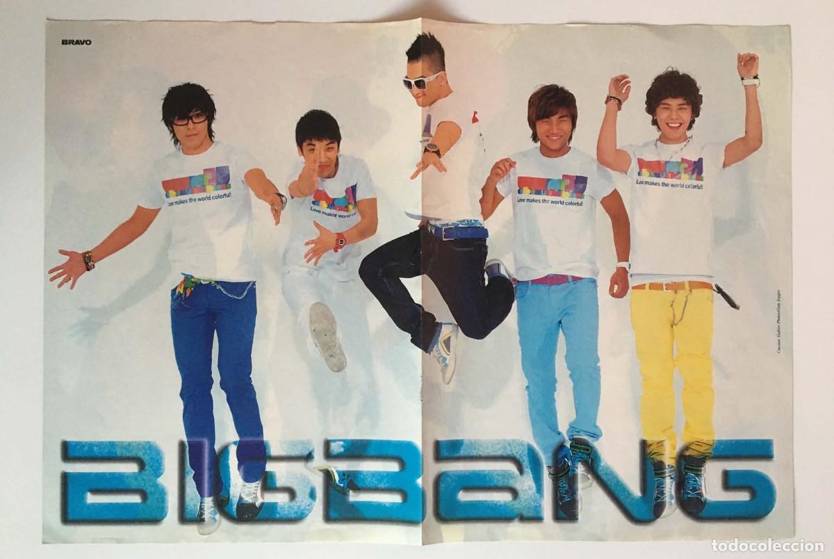 Coleccionismo de carteles: BIGBANG / T-ARA Original Double-Sided Poster A3 - Bravo Magazine Bulgaria Music K-Pop