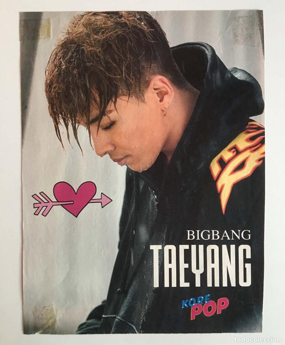 Coleccionismo de carteles: Taeyang BIGBANG / Leeteuk Super Junior Double-Sided K-Pop Poster А4 - Turkish KorePop Magazine