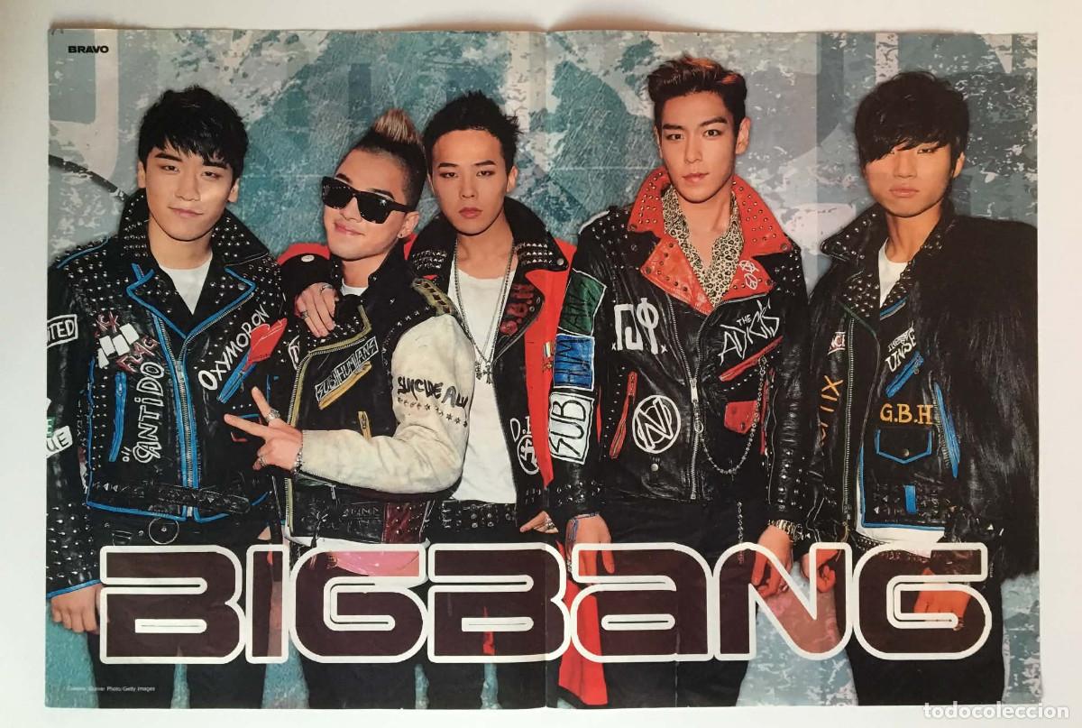 Coleccionismo de carteles: BIGBANG / Zendaya Original Double-Sided Poster A3 - Bravo Magazine Bulgaria Music K-Pop TV