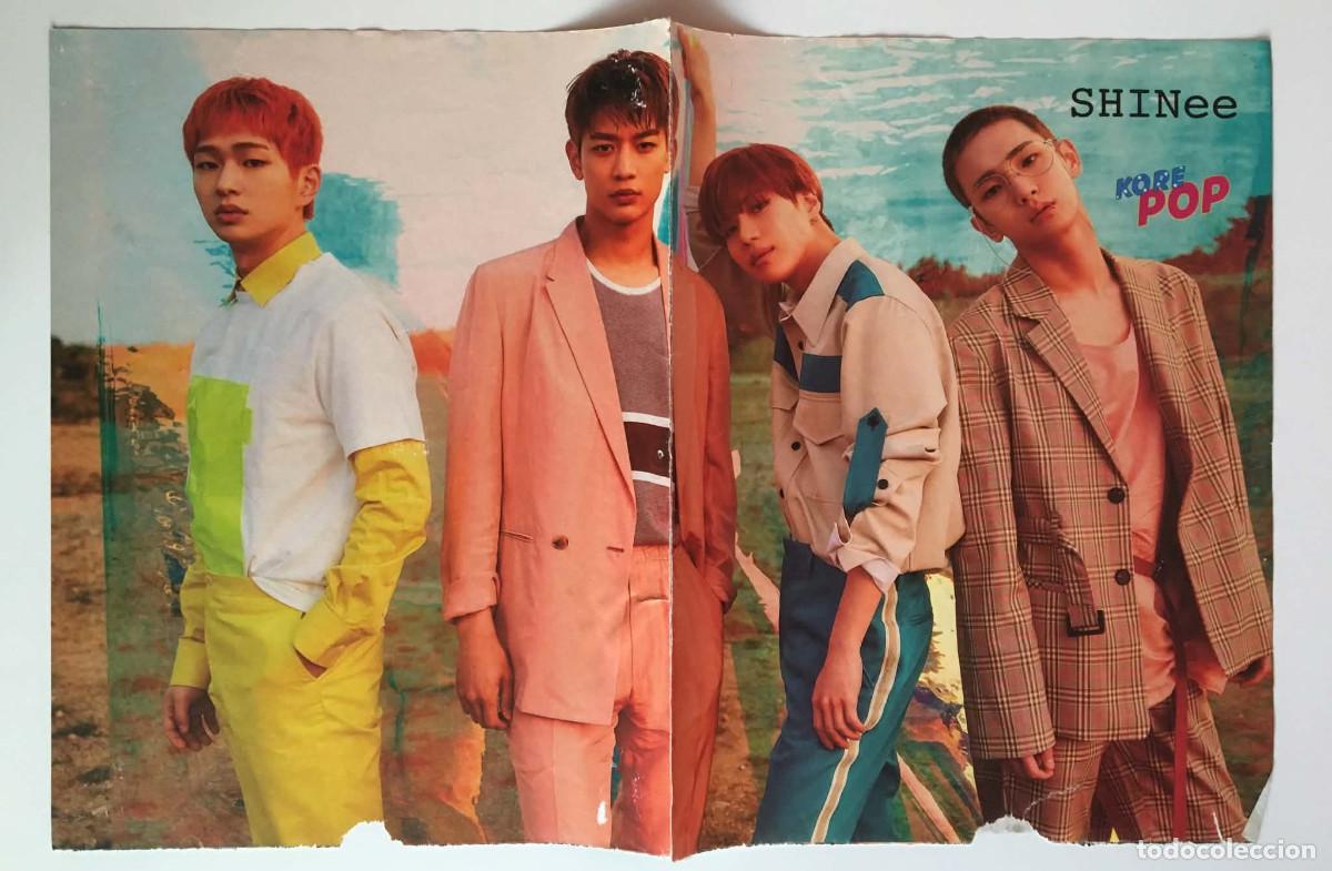 Coleccionismo de carteles: SHINee / GOT7 & Apink Rare Double-Sided K-Pop Poster A3 - Turkish KorePop Magazine