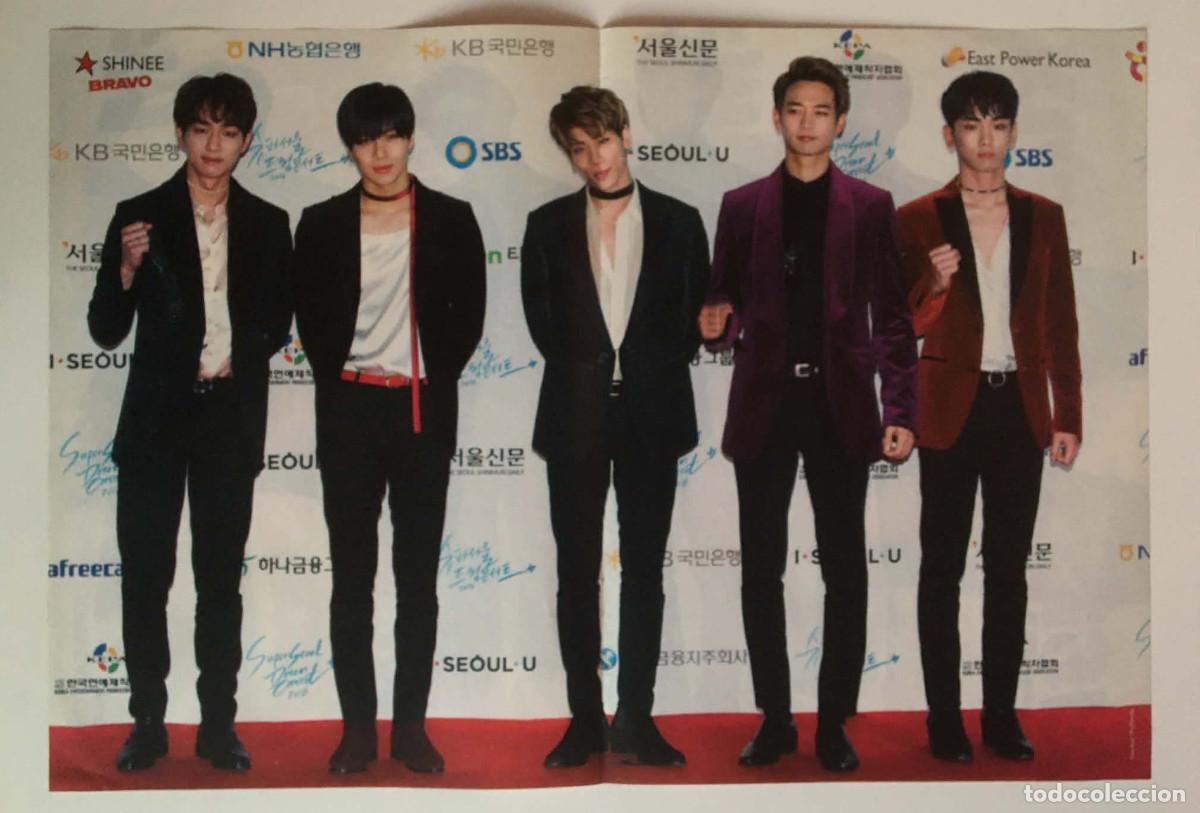 Coleccionismo de carteles: SHINee / Sofia Carson Original Double-Sided Poster A3 - Bravo Magazine Bulgaria Music K-Pop