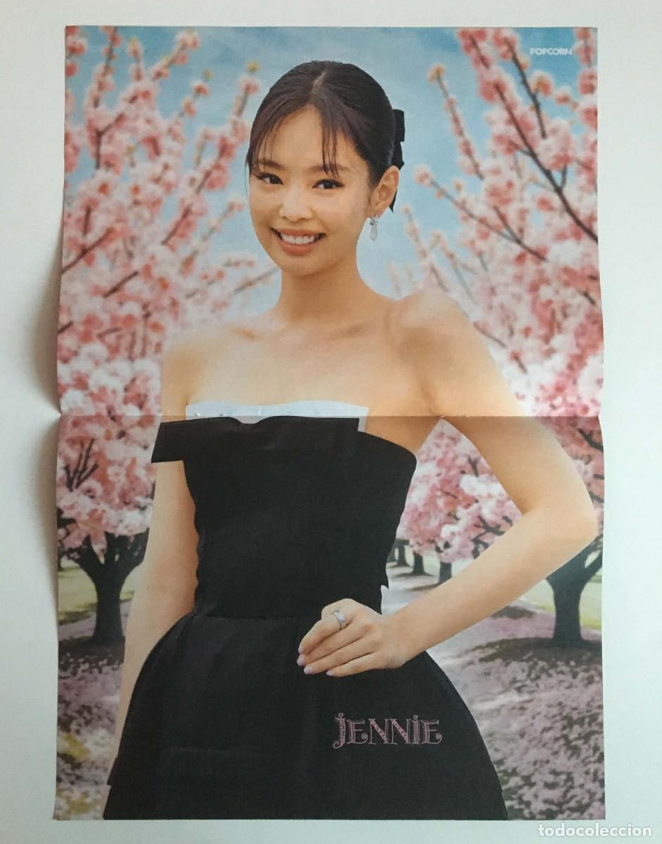Coleccionismo de carteles: Jennie BLACKPINK / Charli XCX Original Double-Sided Poster A3 - Popcorn Magazine Germany Music K-Pop