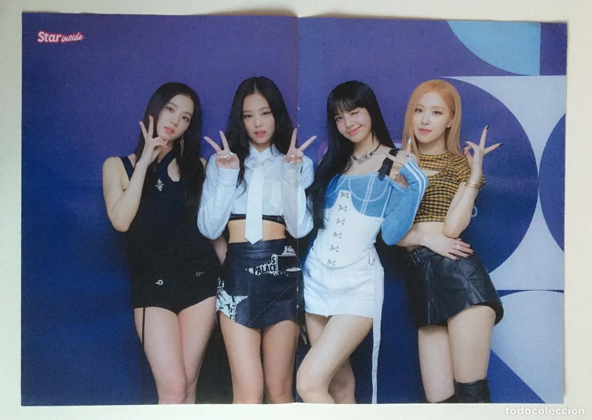 Coleccionismo de carteles: BLACKPINK Original Double-Sided Poster A3 - Star Inside Magazine France Music K-Pop Rare