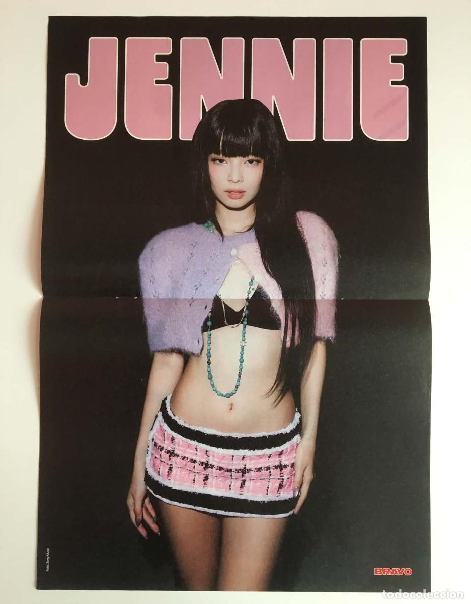 Coleccionismo de carteles: Jennie BLACKPINK / Finch Original Double-Sided Poster A3 - Bravo Magazine Germany Music K-Pop