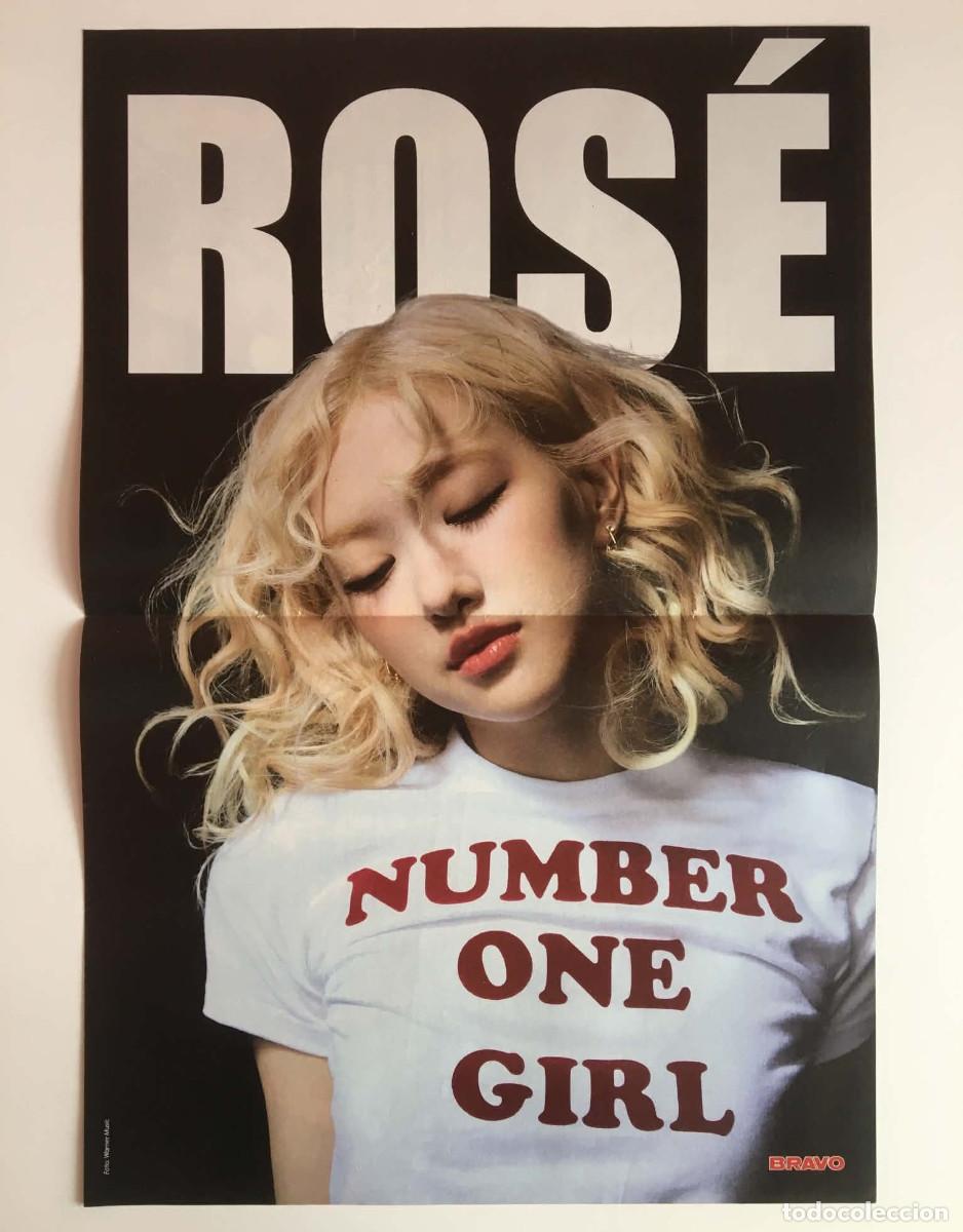 Coleccionismo de carteles: Ros&eacute; BLACKPINK / Ariana Grande Cynthia Erivo Wicked Movie Double-Sided Poster A3 Bravo Germany K-Pop