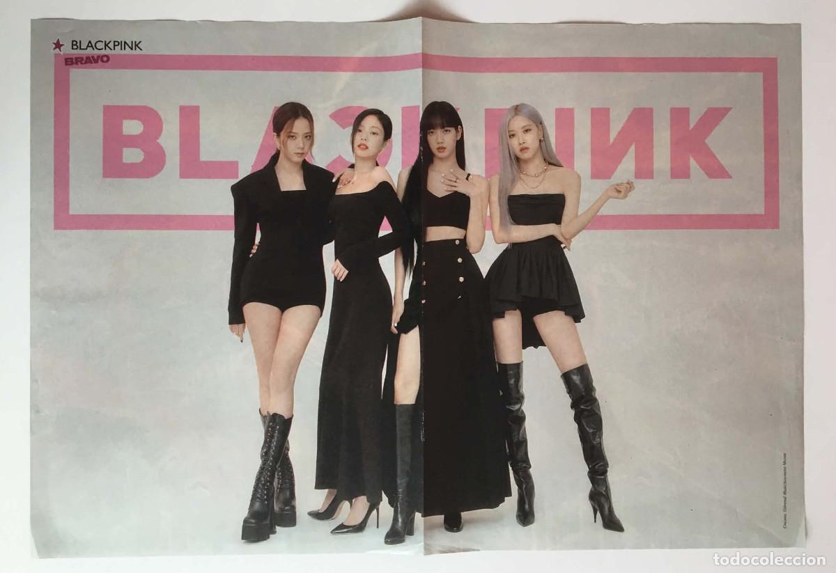 Coleccionismo de carteles: BLACKPINK / Ms. Marvel Original Double-Sided Poster A3 - Bravo Magazine Bulgaria Music K-Pop Movie