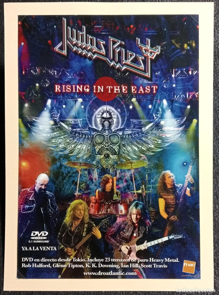 Coleccionismo de carteles: JUDAS PRIEST - RISING IN THE EAST 2005 - PROMO LANZAMIENTO NUEVO TRABAJO MUSICAL