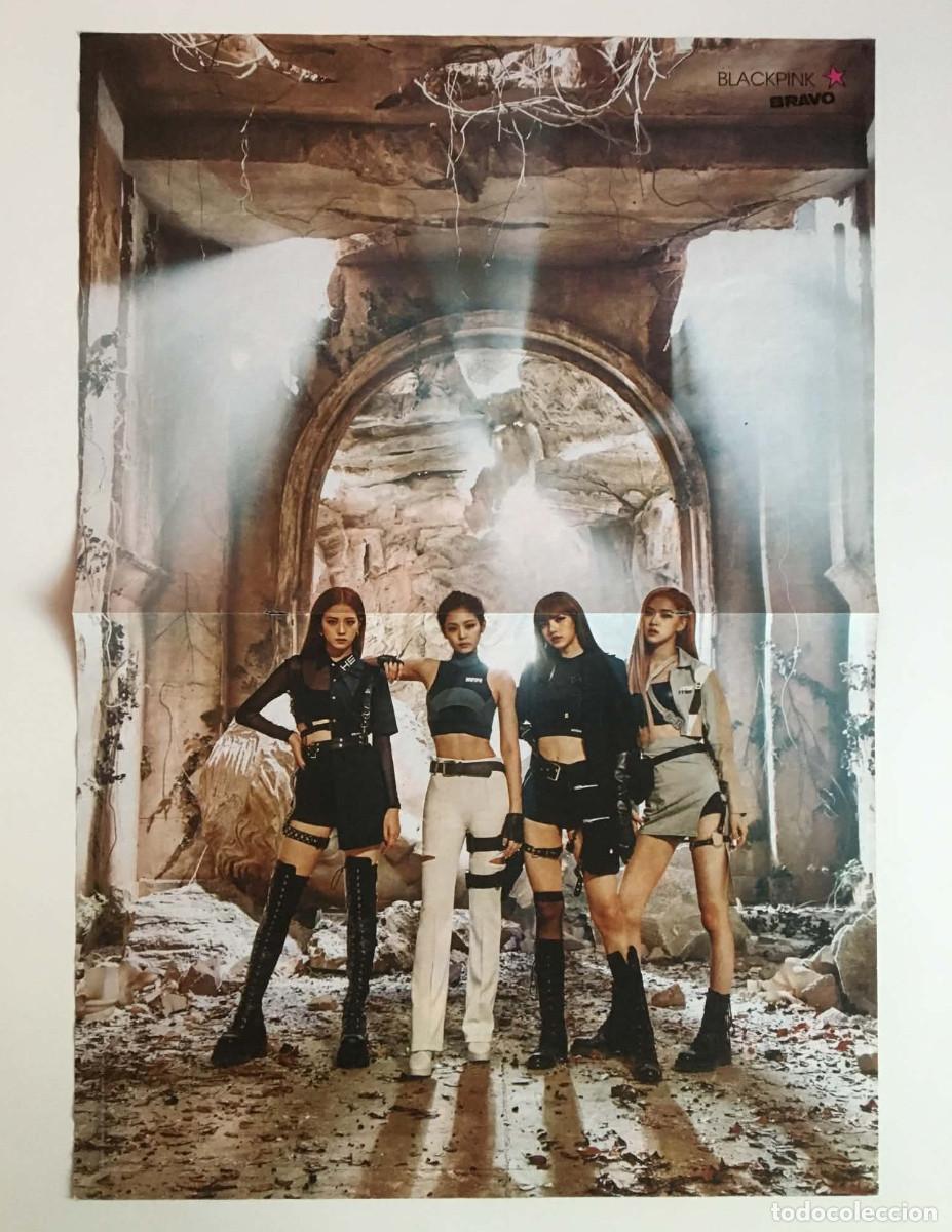 Coleccionismo de carteles: Blackpink / WDW & Macklemore Original Double-Sided Poster A3 - Bravo Magazine Bulgaria Music K-Pop