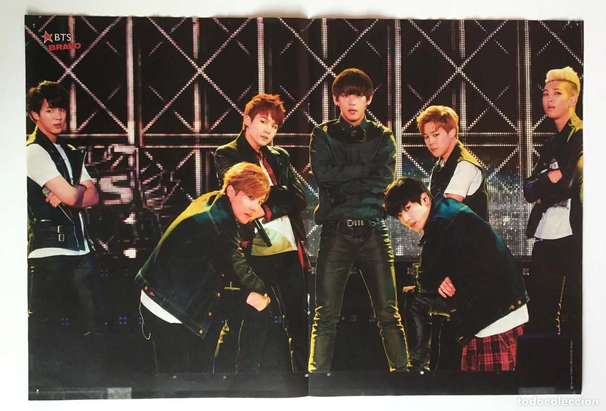 Coleccionismo de carteles: BTS / Mihaela Fileva Original Double-Sided Poster A3 - Bravo Magazine Bulgaria Music K-Pop