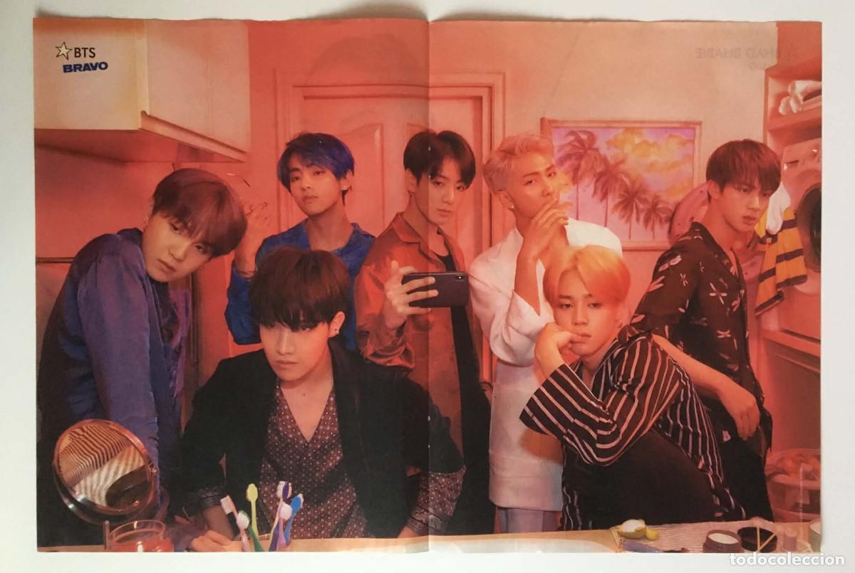 Coleccionismo de carteles: BTS Map of the Soul: Persona / Bhad Bhabie Original Double-Sided Poster A3 - Bravo Bulgaria K-Pop