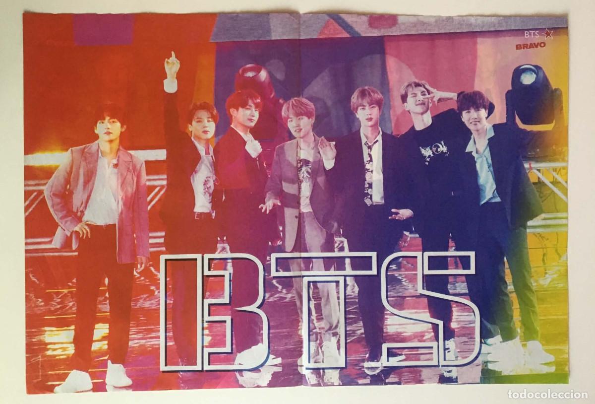 Coleccionismo de carteles: BTS / The Vamps Original Double-Sided Poster A3 - Bravo Magazine Bulgaria Music K-Pop
